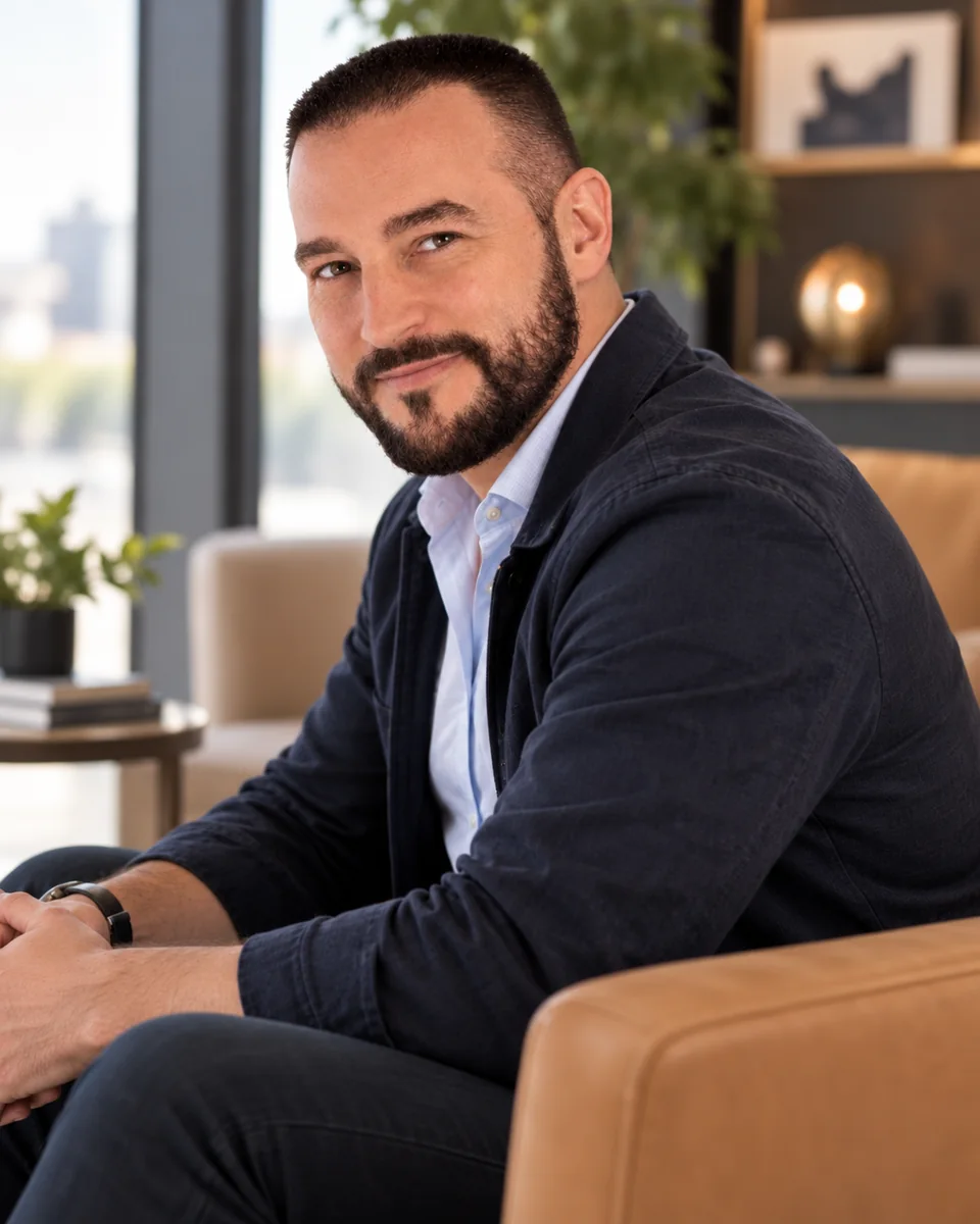 Bruno Quintela warm professional portrait